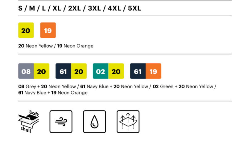 Soft shell vest / Two-tone soft shell vest