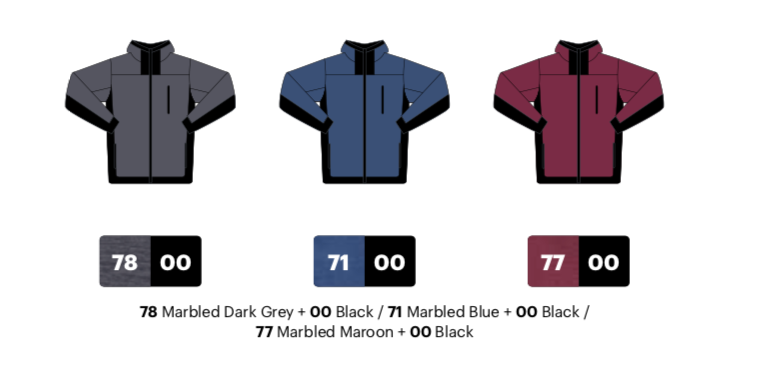 Two-tone soft shell hooded jacket