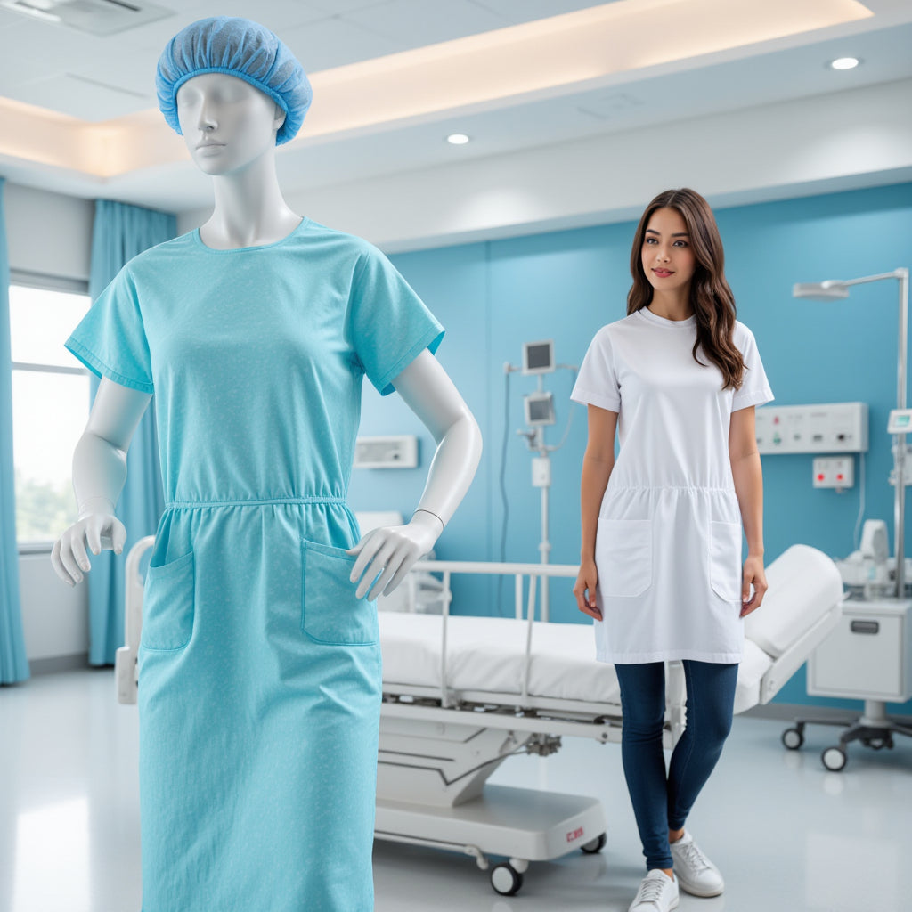 Lapover Patient Gowns