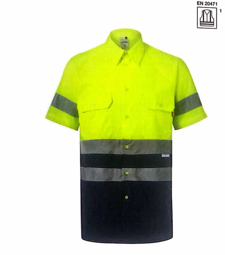 Two Tone Short Sleeve Shirt