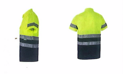 Two Tone Short Sleeve Shirt