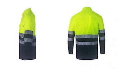 Two-tone Long Sleeve Shirt