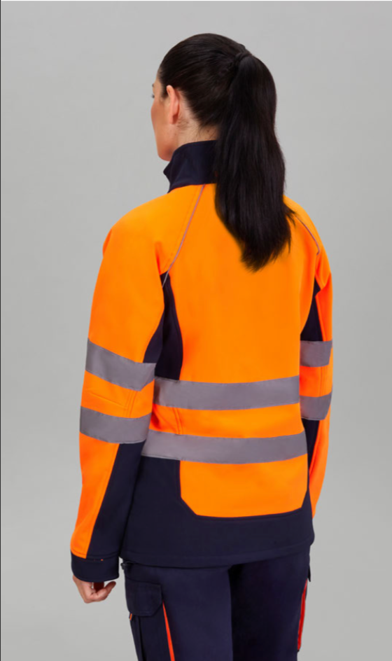 Two-tone soft shell jacket