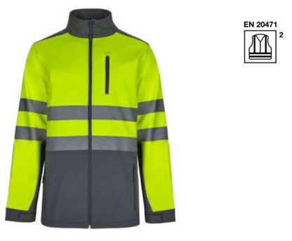 Soft shell jacket / Two-tone soft shell jacket