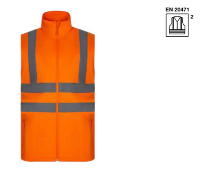 Soft shell vest / Two-tone soft shell vest