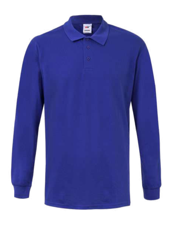 Long sleeve polo shirt