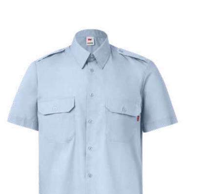 Short sleeve shirt with epaulettes/ Long sleeve