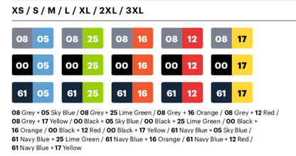 Two-tone half-zip sweatshirt