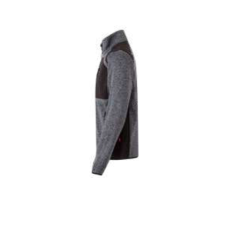 Fleece knitted jacket