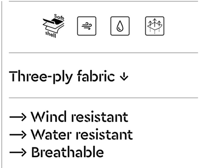 Two-tone soft shell hooded jacket