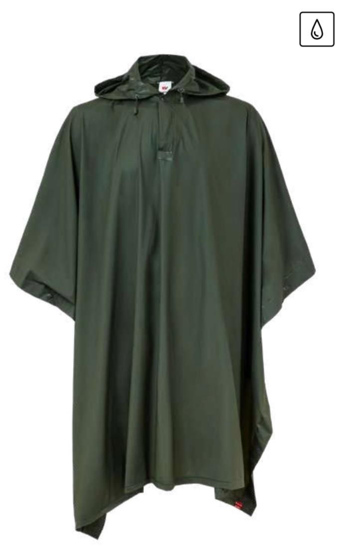Rain poncho with hood