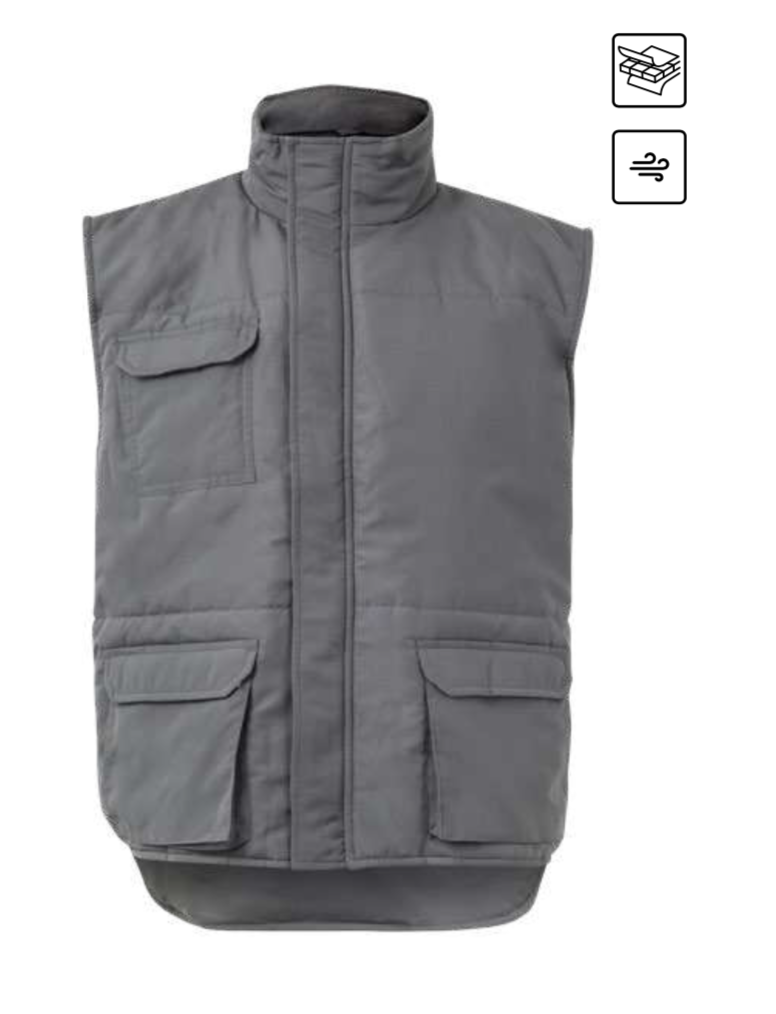 Padded multi-pocket vest