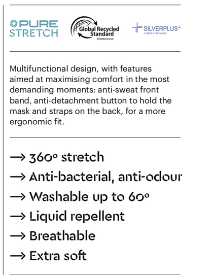 PureStretch unisex scrub cap
